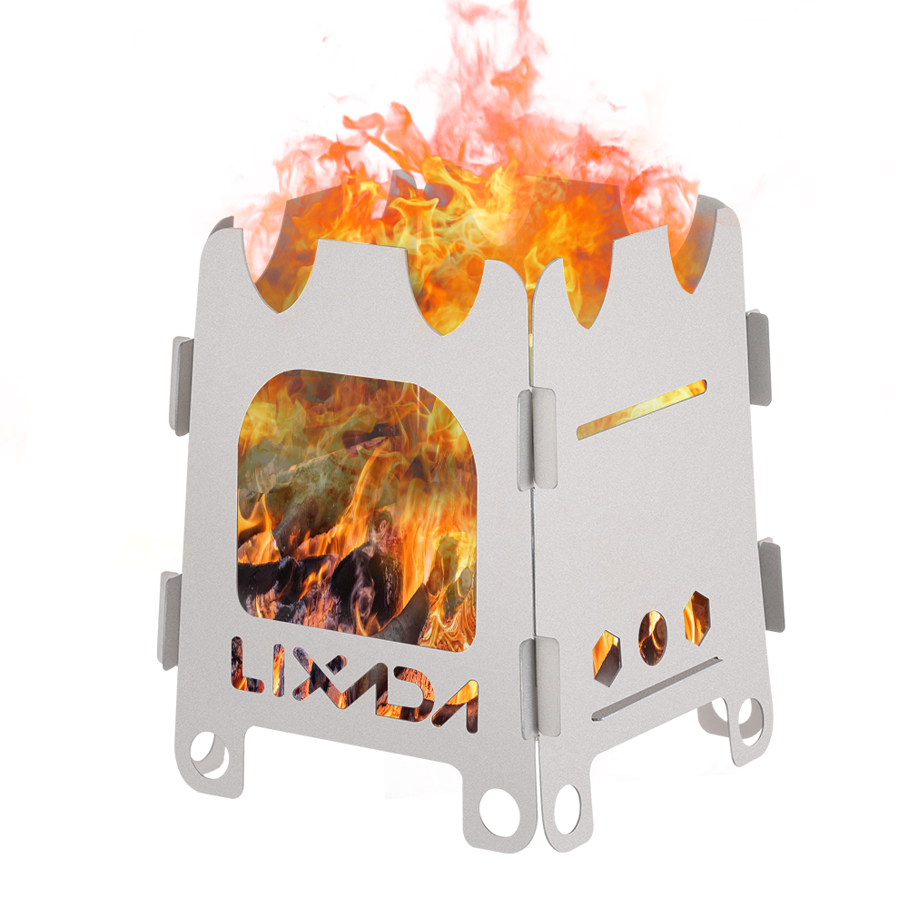 Outdoor Camping Sink - Lixada Titanium/Stainless steel Outdoor Camping Stove