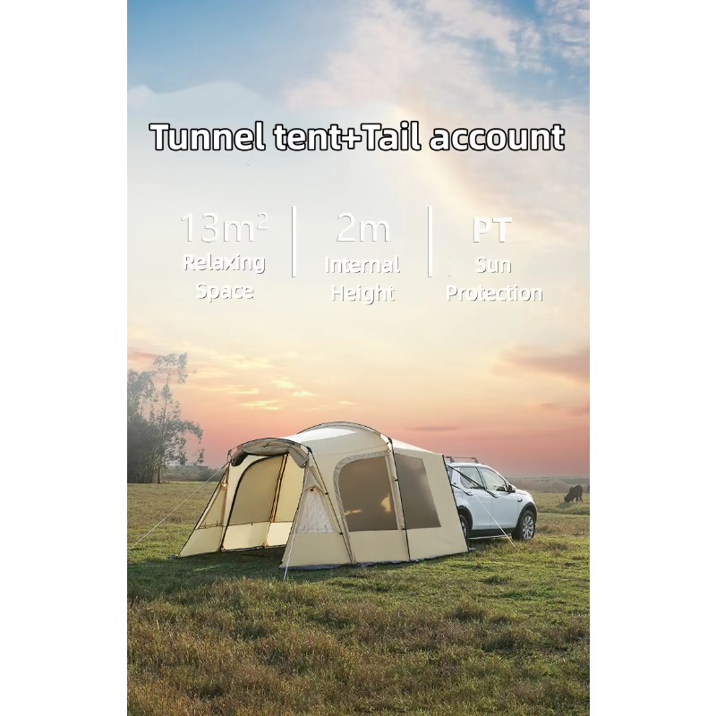 Outdoor Camping Car Tail Tent - Tent Factory Customized Outdoor Waterproof Car