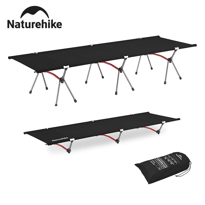Outdoor Camping Couch - Naturehike Folding Camping Cot Height Adjustable