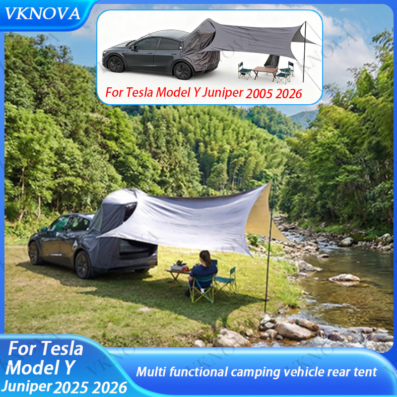 Outdoor Camping Car Tail Tent - For Tesla Model Y Camping Car