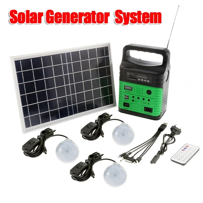 Camping Solar Lantern - Portable Camping Solar Power Generator System