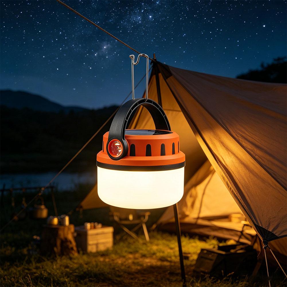 Camping Solar Lantern - New Solar Powered camping light Rechargeable