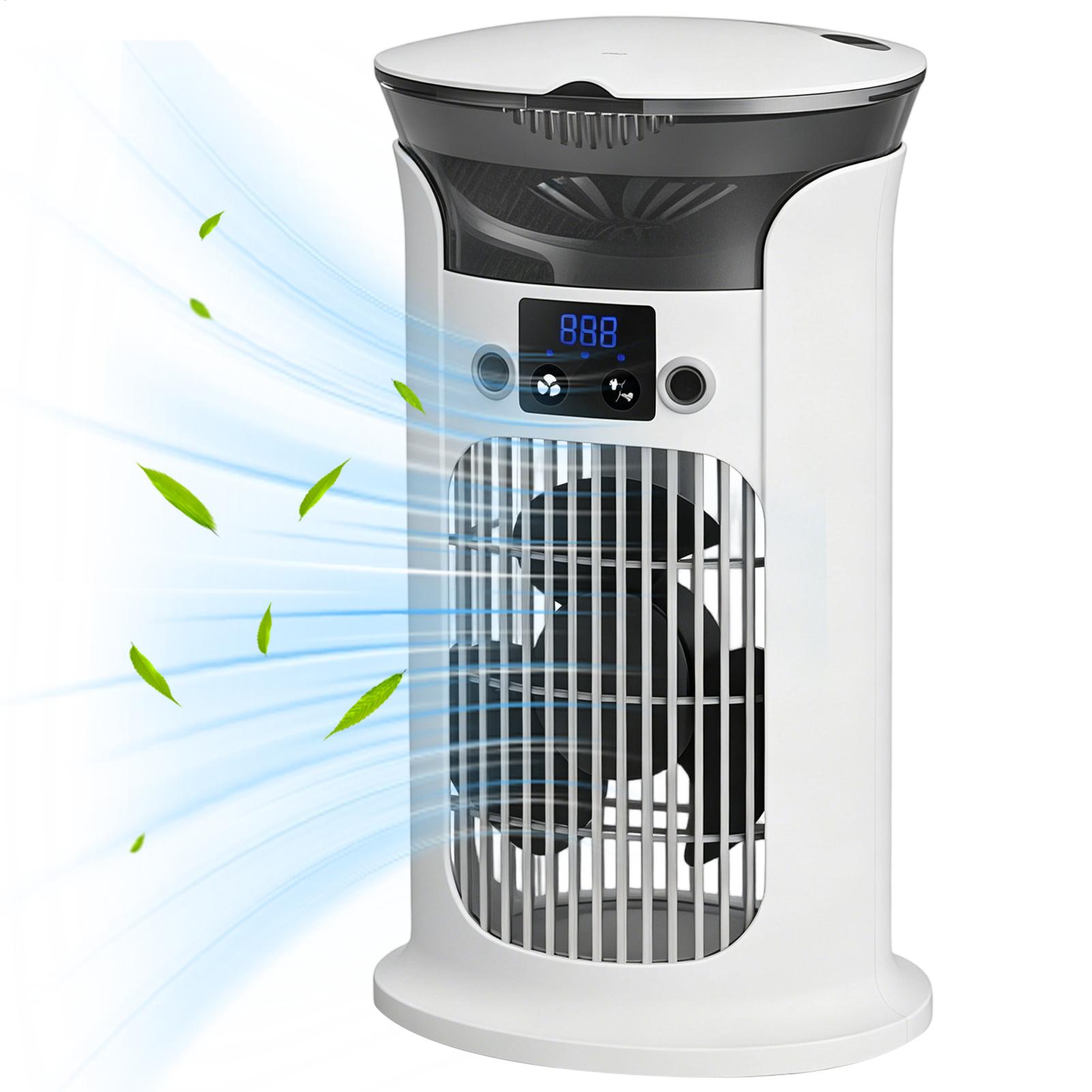 Kitchen Outdoor Camping - Portable Adjustable Standing Desk Fan with