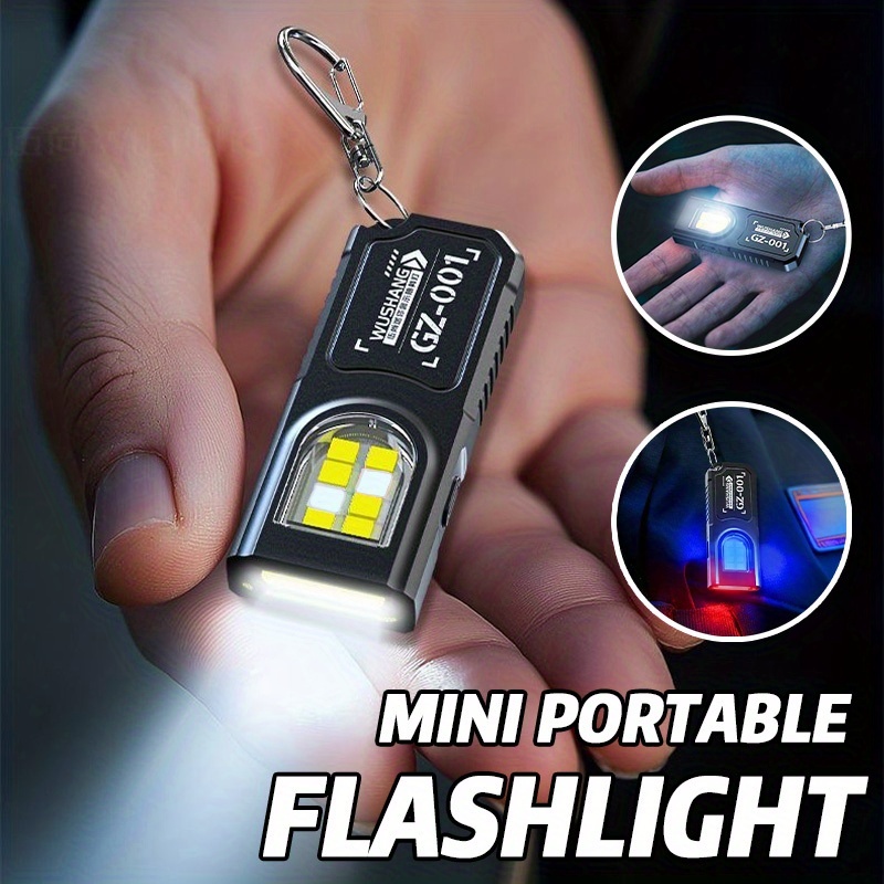 Outdoor Camping Adventure Lamp - Powerful Mini COB LED Keychain Flashlight