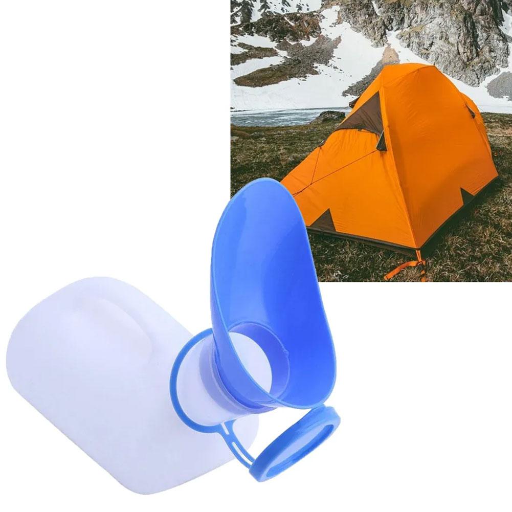 Outdoor Camping Urinal - 1000ml Portable Plastic Mobile Urinal -