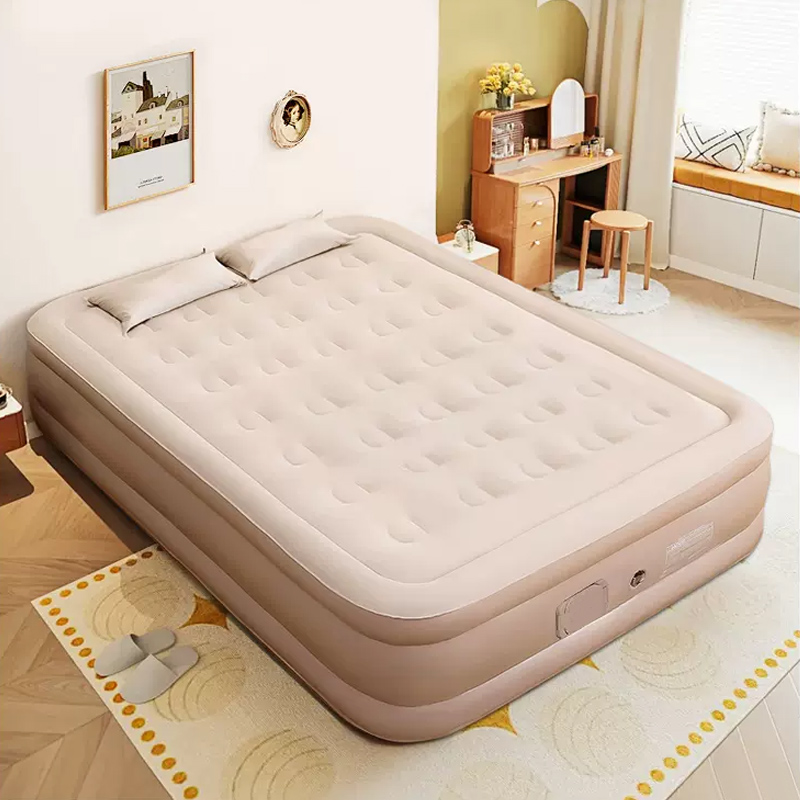 Outdoor Camping Couch - Queen Air Mattress with Built in