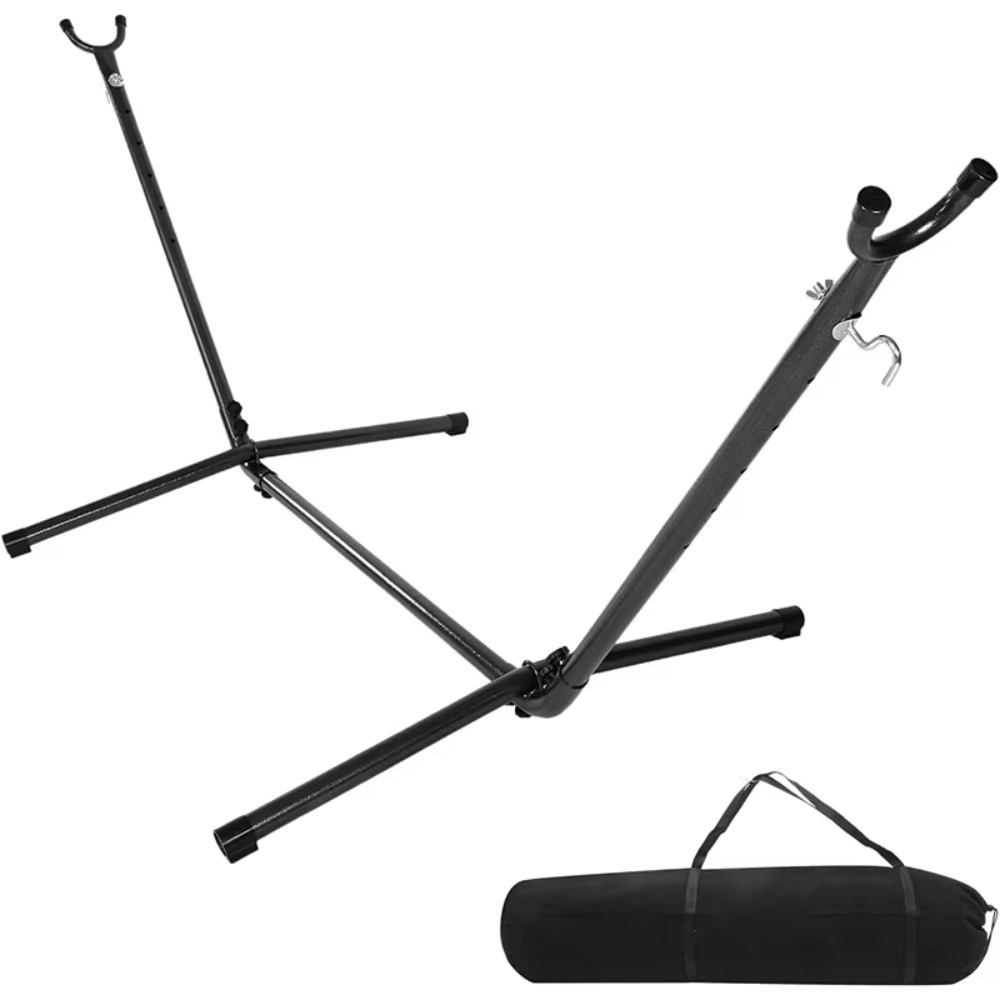 Outdoor Camping Hammock - Adjustable Spreader Bar Metal Frame Outdoor