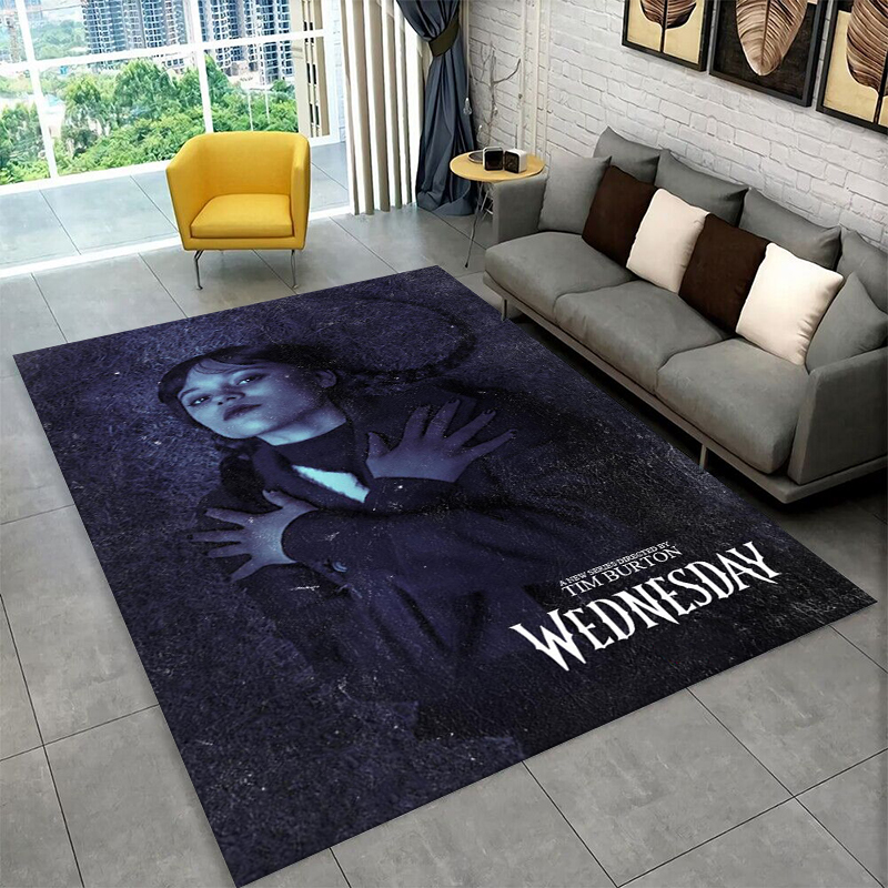Outdoor Camping Tv - Classic W-Wednesday TV Non-Slip Area Rug