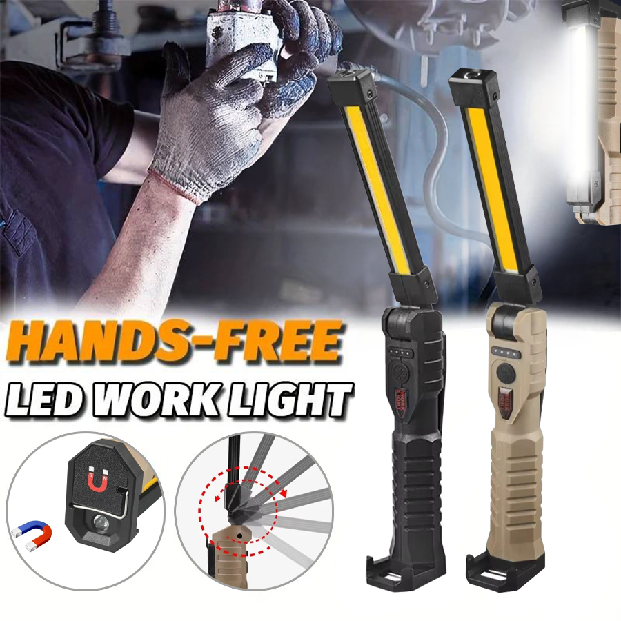 Outdoor Camping Adventure Lamp - Powerful Fold Flashlight Type-c Rechargeable Lantern