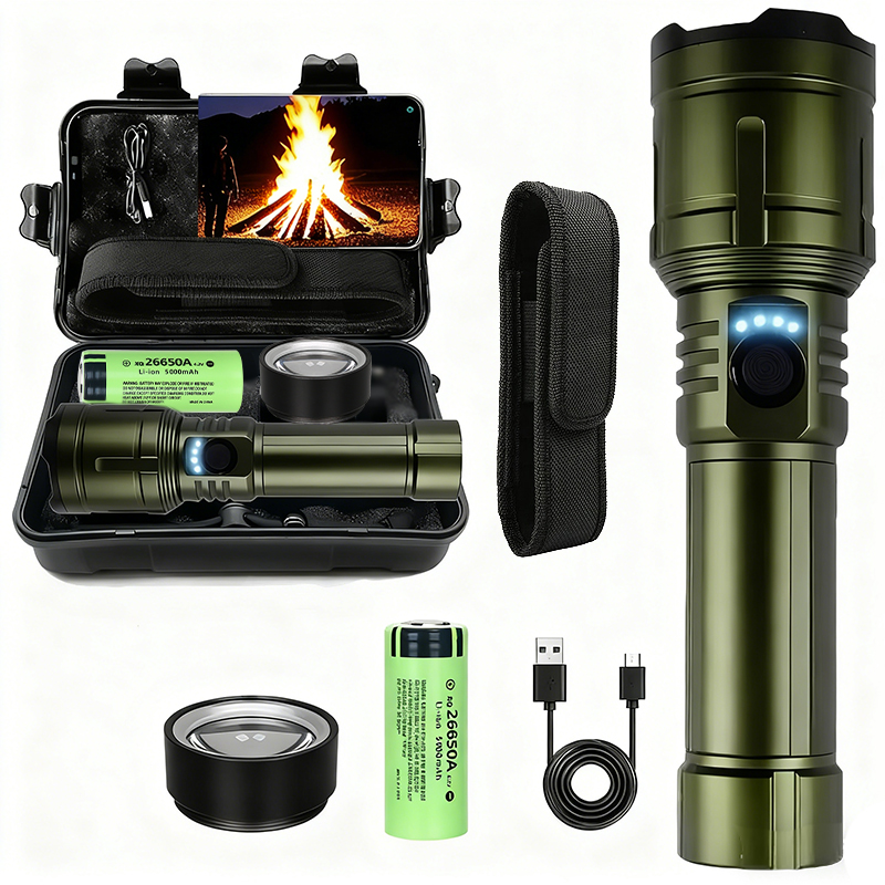 Outdoor Camping Adventures - Ultra Powerful Flashlight Concentrating Ignition Flashlight
