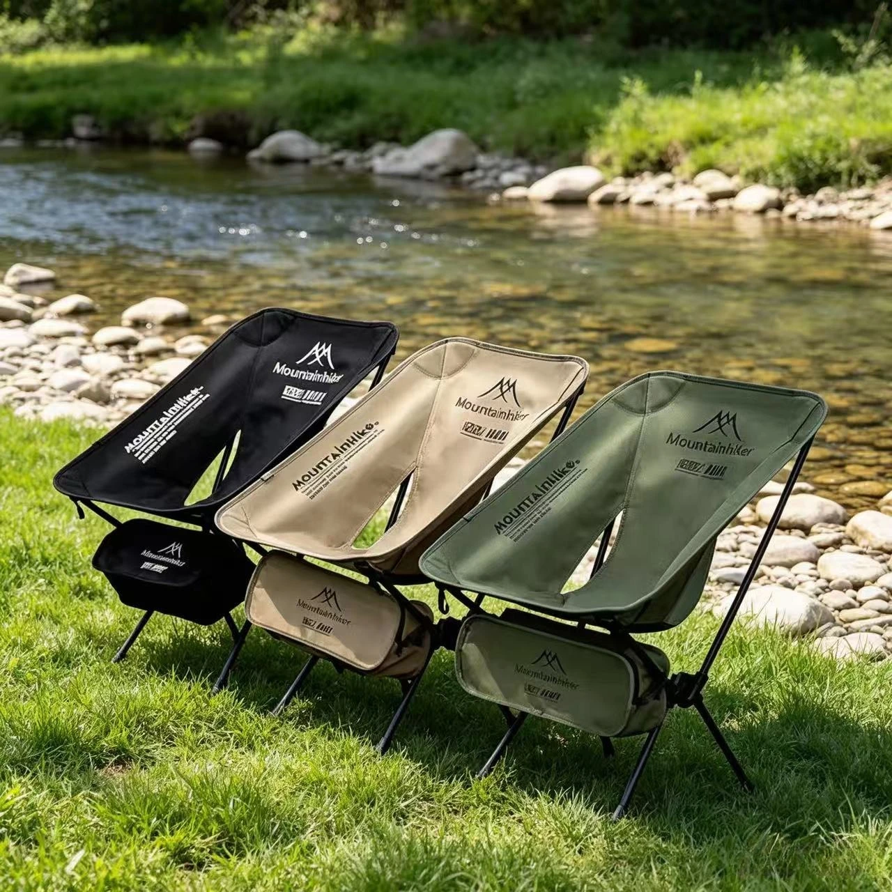 Outdoor Camping Loveseat - Folding Ultra Light Moon Chair Portable