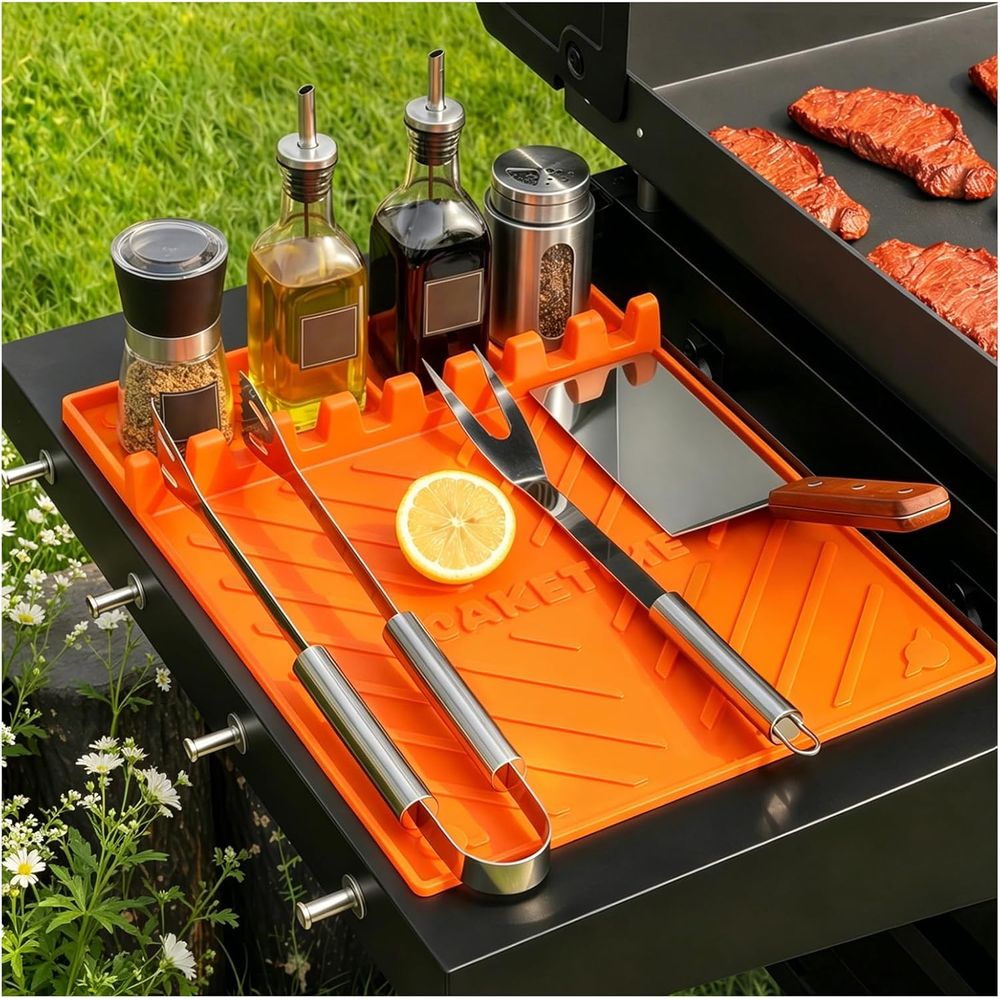 Kitchen Outdoor Camping - Silicone Grill Mats or Griddle Accessories