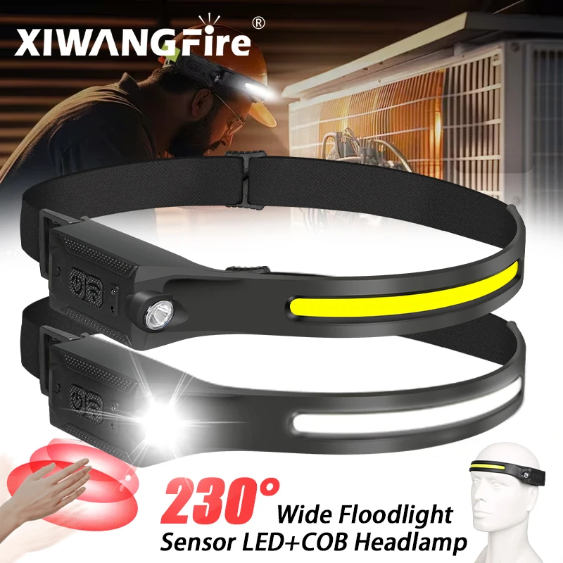 Outdoor Camping Adventure Lamp - Rechargeable LED Headlamp,3 Modes Adjustable Brightness