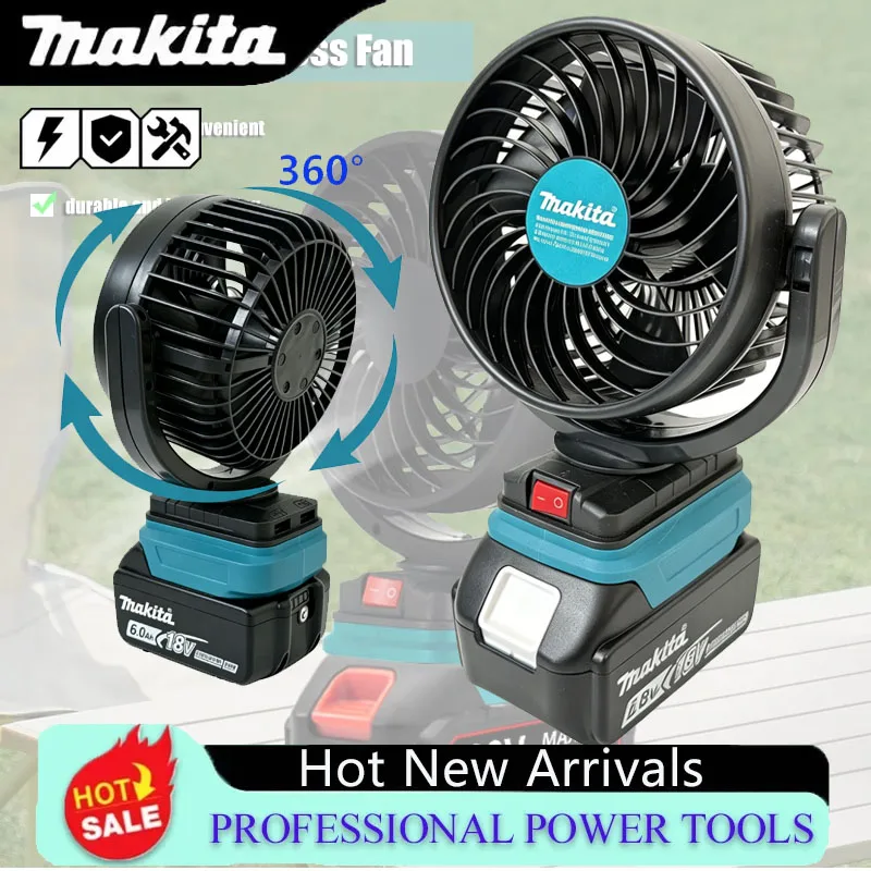 Outdoor Camping Fan - Makita Cordless Wireless Rechargeable Fan Outdoor