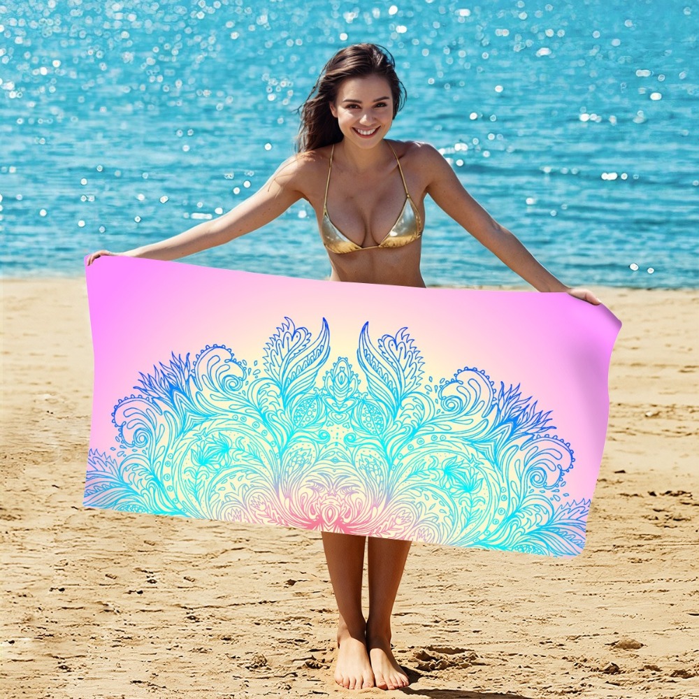 Camp Towel Microfiber - Mysterious Pattern Beach Towel 80x160CM Fitness