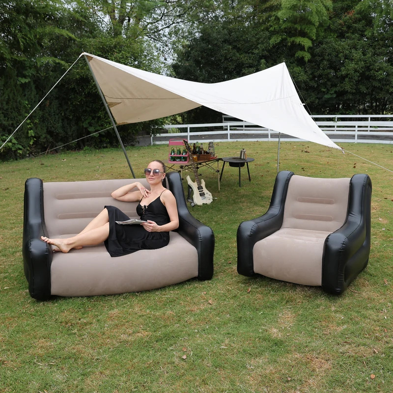 Air Mattress Inflatable Sofa D - Outdoor Camping Couch recension och pris