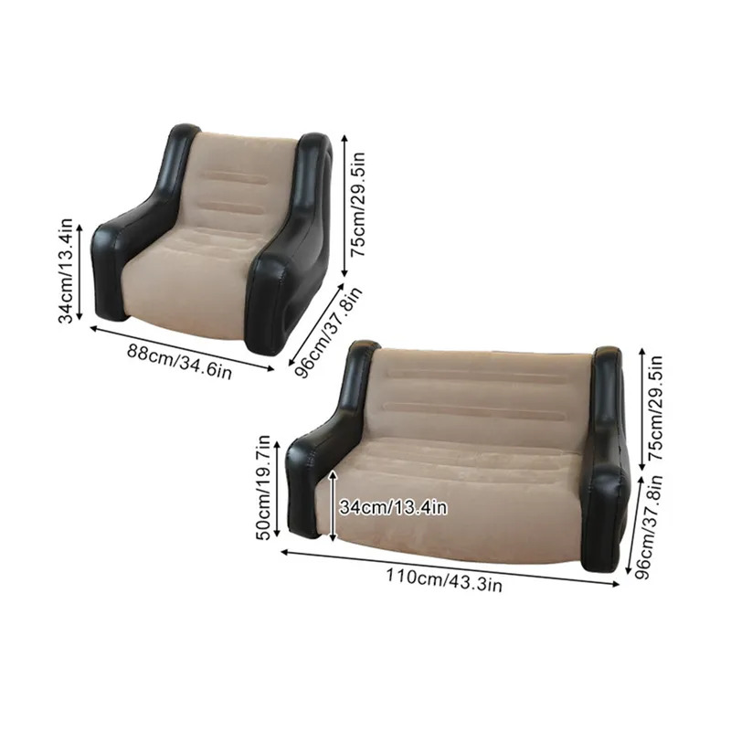 Air Mattress Inflatable Sofa D - Outdoor Camping Couch recension och pris