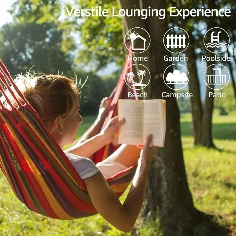 1pc Outdoor Canvas Hammock Cam - Outdoor Camping Hammock recension och pris