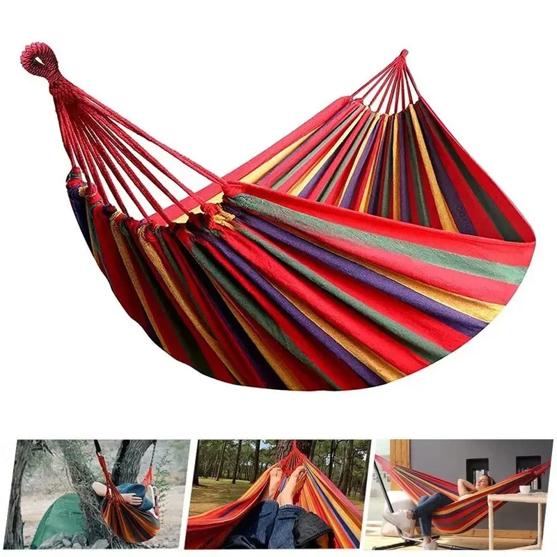 1pc Outdoor Canvas Hammock Cam - Outdoor Camping Hammock recension och pris
