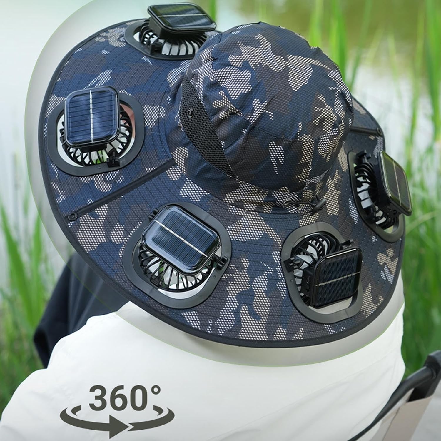 2026 Hot Summer 6 Fans Visor C - Outdoor Camping Fan recension och pris