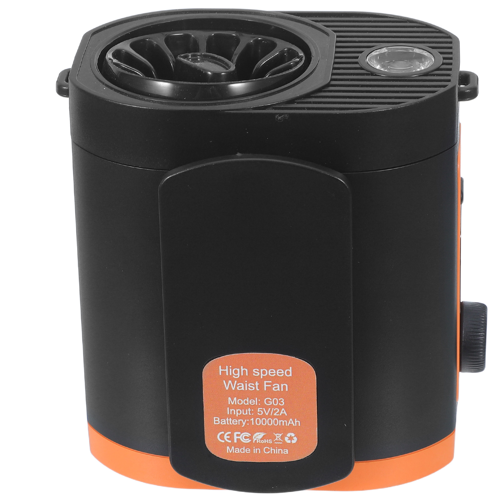 Waist Hanging Portable Fan 600 - Outdoor Camping Fan recension och pris