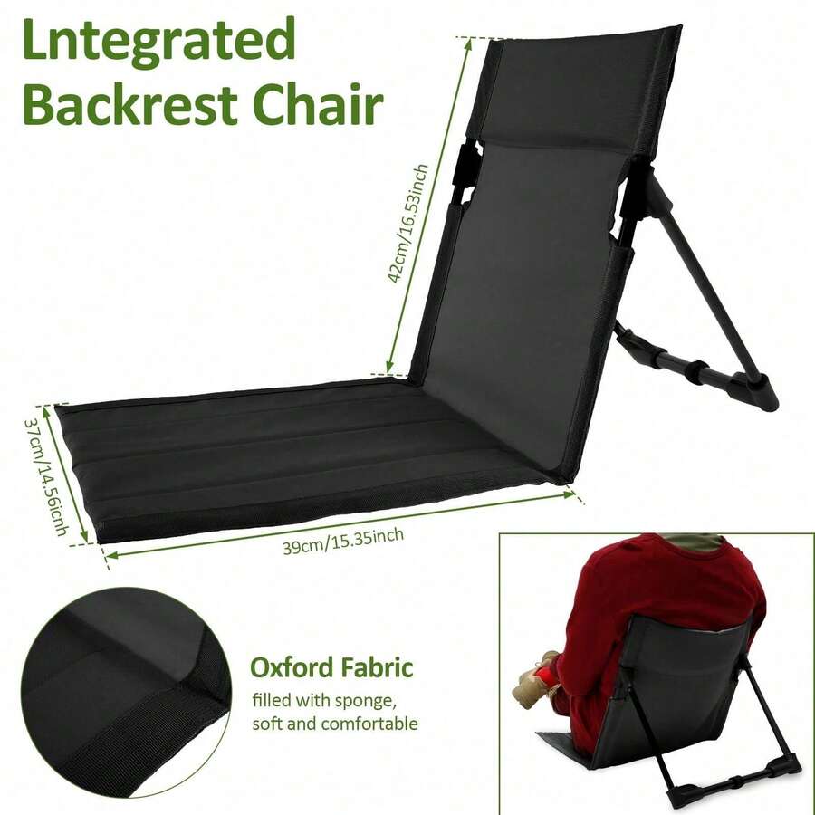 Portable Folding Camping Chair - Outdoor Camping Loveseat recension och pris