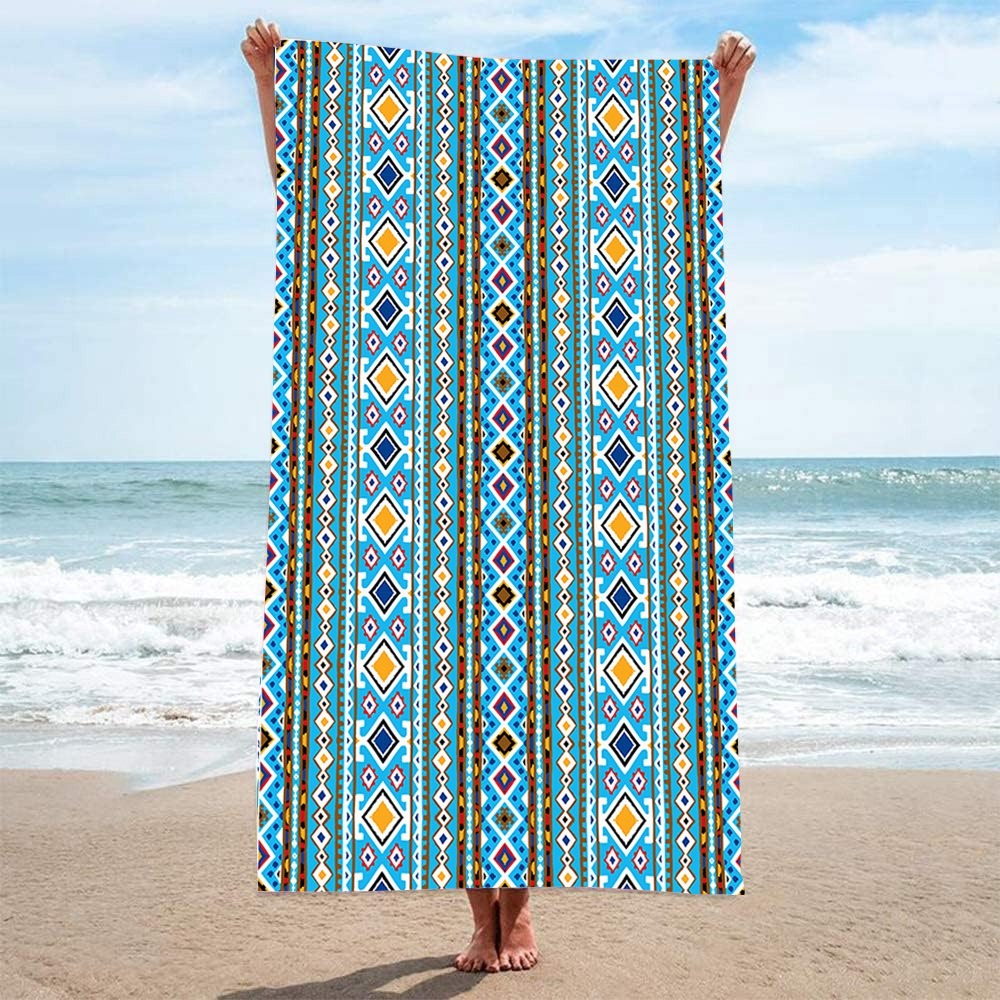Abstract Beach Towel 70x140CM  - Camp Towel Microfiber recension och pris