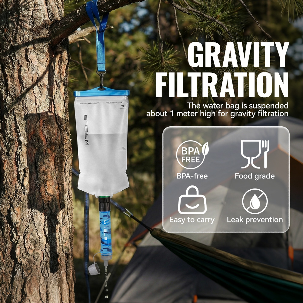WRELS Outdoor Hiking Mini Camp - Outdoor Camping Water Filter recension och pris