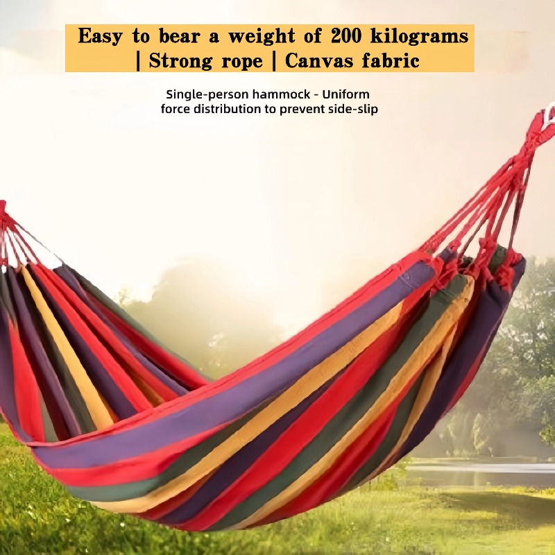 Thick Canvas Outdoor Hammock S - Outdoor Camping Hammock recension och pris