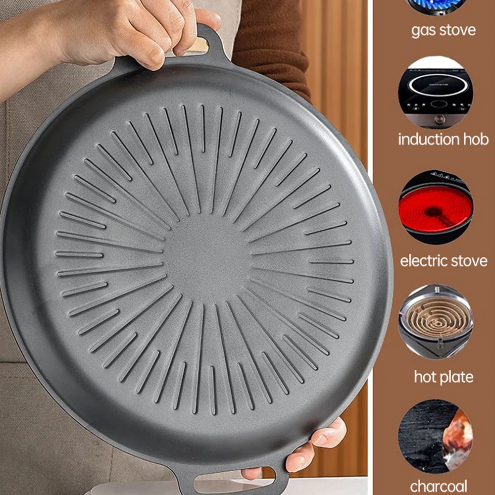 34CM Outdoor BBQ Grill Pan Non - Kitchen Outdoor Camping recension och pris