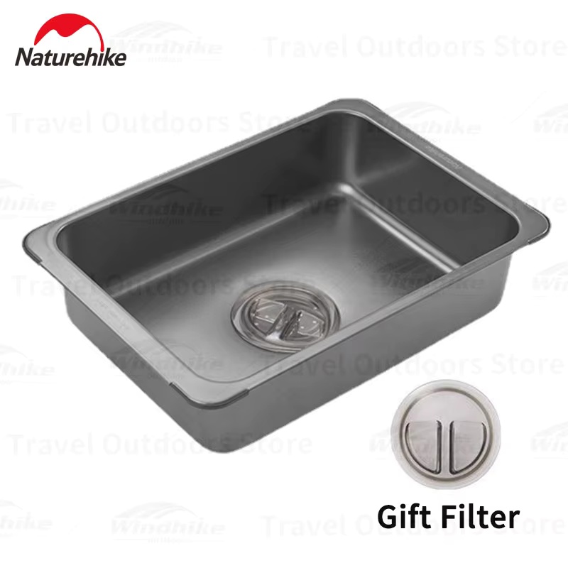 Naturehike Washing Sink Stainl - Outdoor Camping Sink recension och pris
