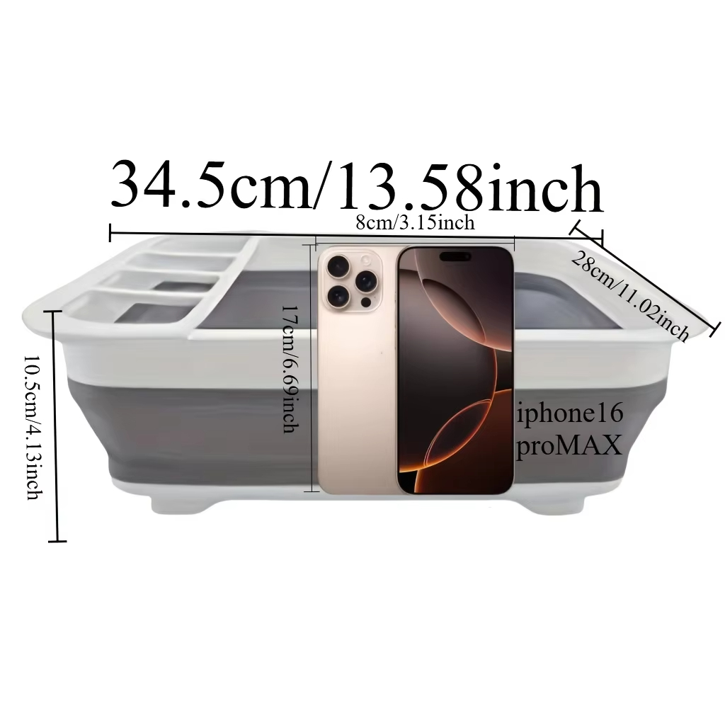 Collapsible Dish Drying Rack w - Outdoor Camping Van recension och pris