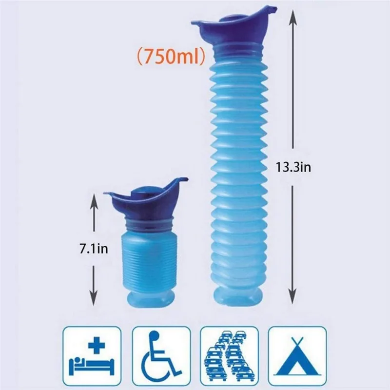750ML Outdoor Portable Urine B - Outdoor Camping Urinal recension och pris
