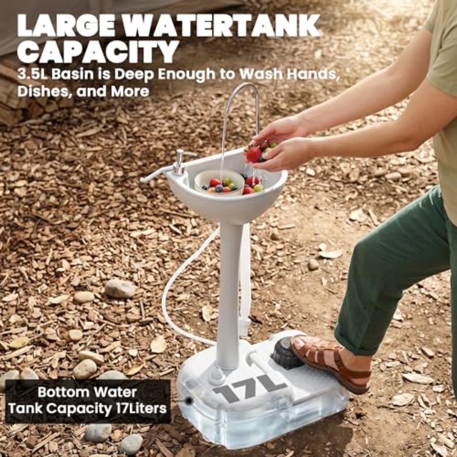 Portable camping sink for RV a - Outdoor Camping Sink recension och pris