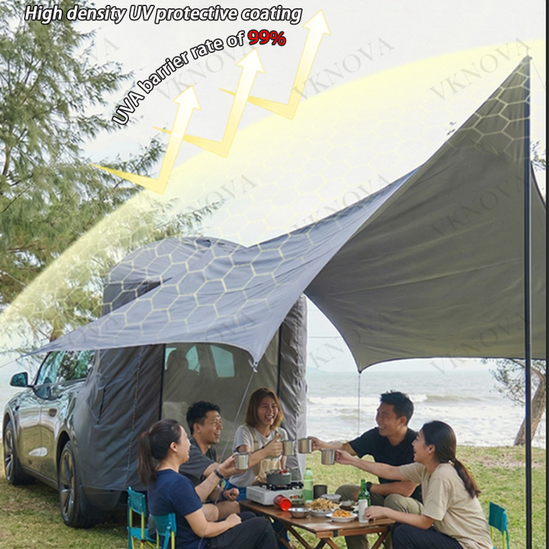For Tesla Model Y Camping Car  - Outdoor Camping Car Tail Tent recension och pris
