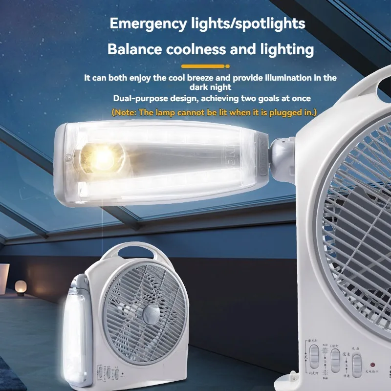 Portable 10inch Energy Saving  - Outdoor Camping Fan recension och pris