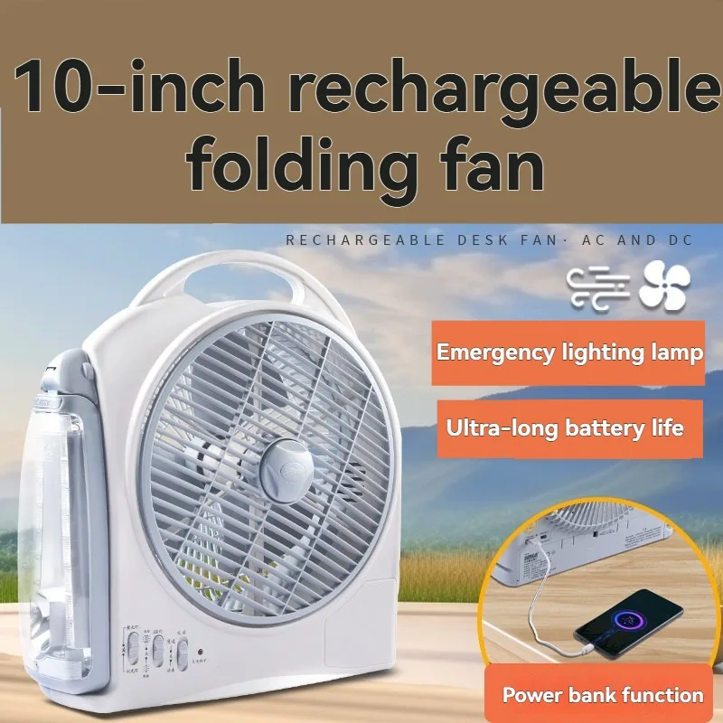 Portable 10inch Energy Saving  - Outdoor Camping Fan recension och pris