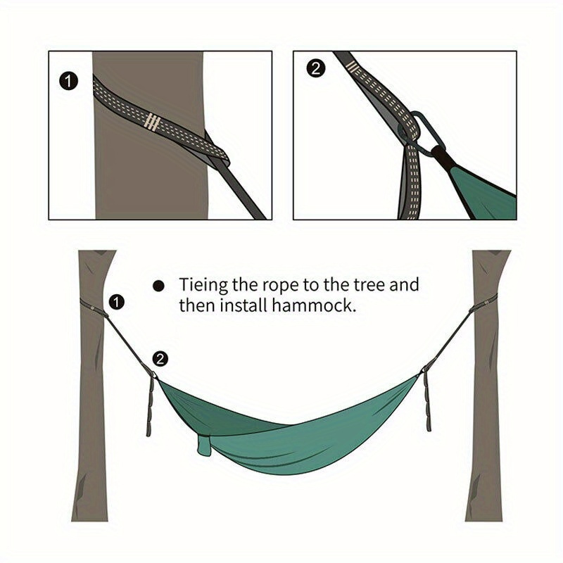 2/4 piece heavy duty climbing  - Outdoor Camping Hammock recension och pris