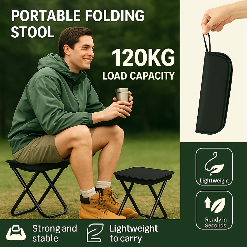 Portable Compact Heavy Duty Fo - Outdoor Camping Loveseat recension och pris