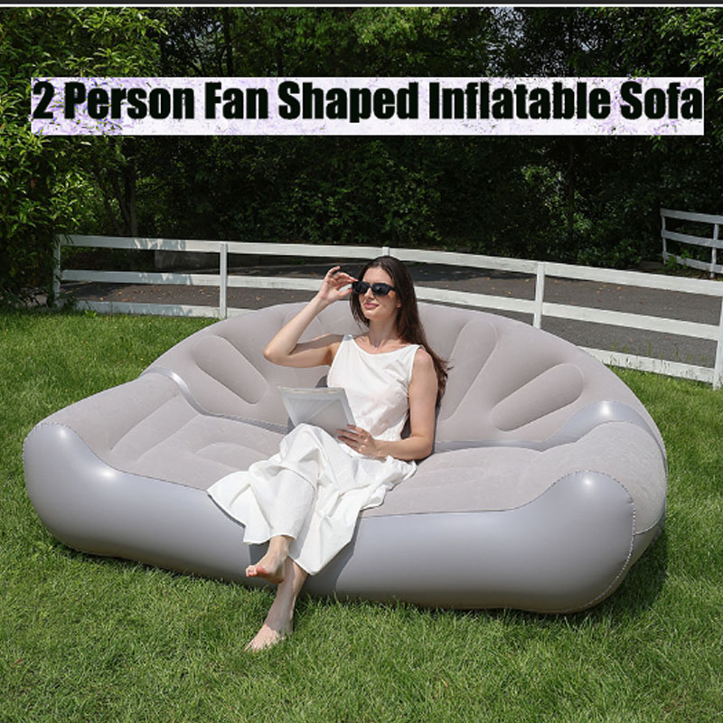 Fan Shaped Inflatable Sofa 2 P - Outdoor Camping Fan recension och pris