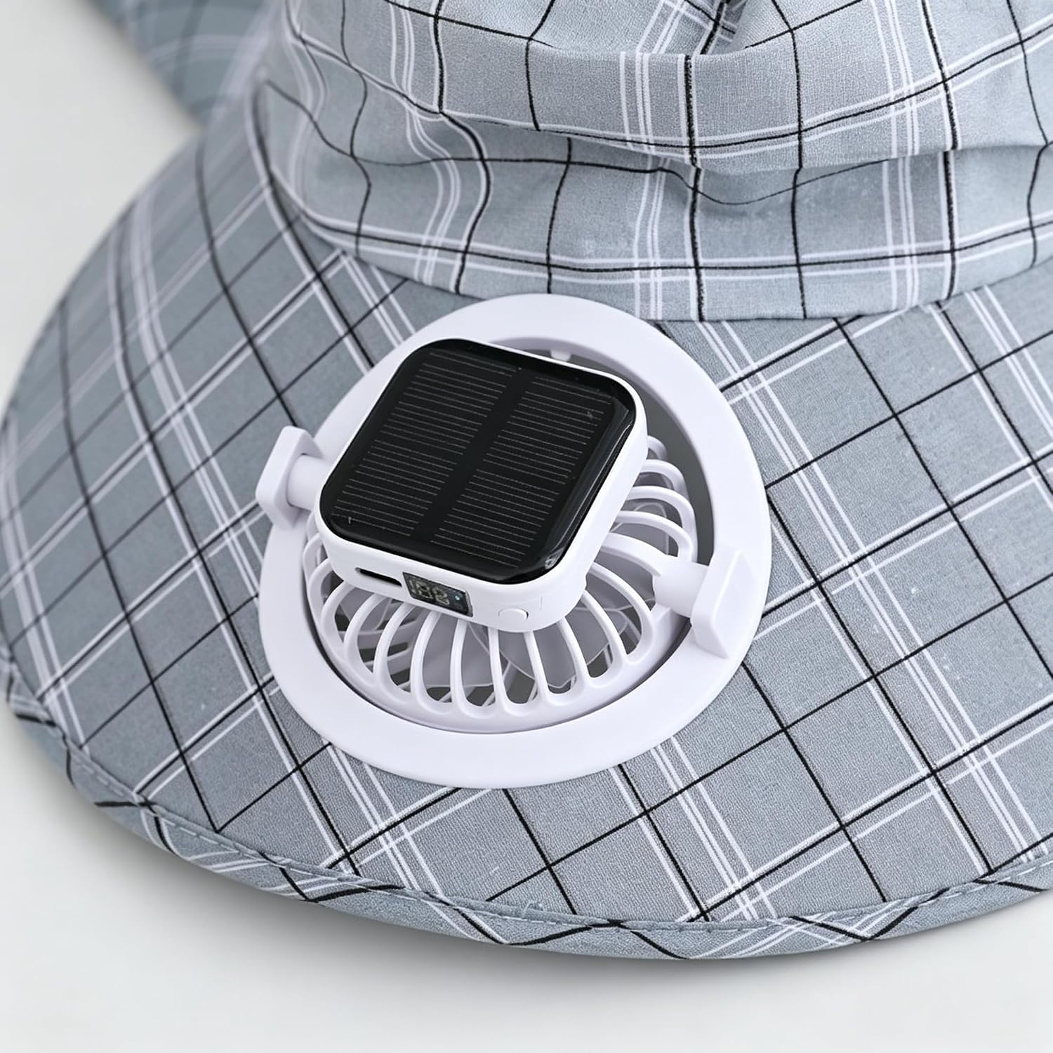 1PC Solar Power Neck Guard Fan - Outdoor Camping Fan recension och pris