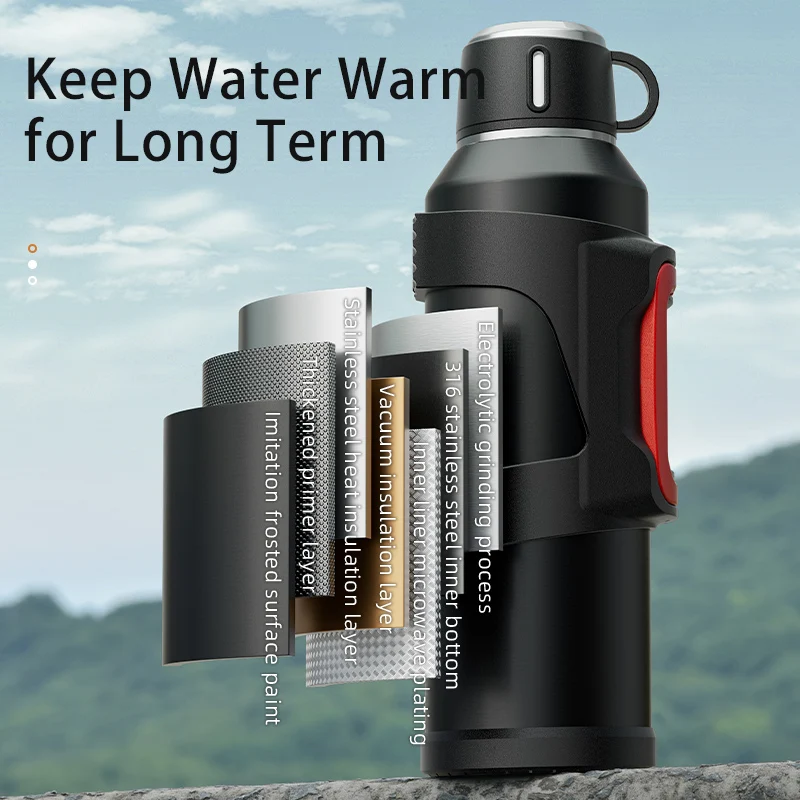 Stainless Steel Insulated Jug  - Outdoor Camping Water Filter recension och pris