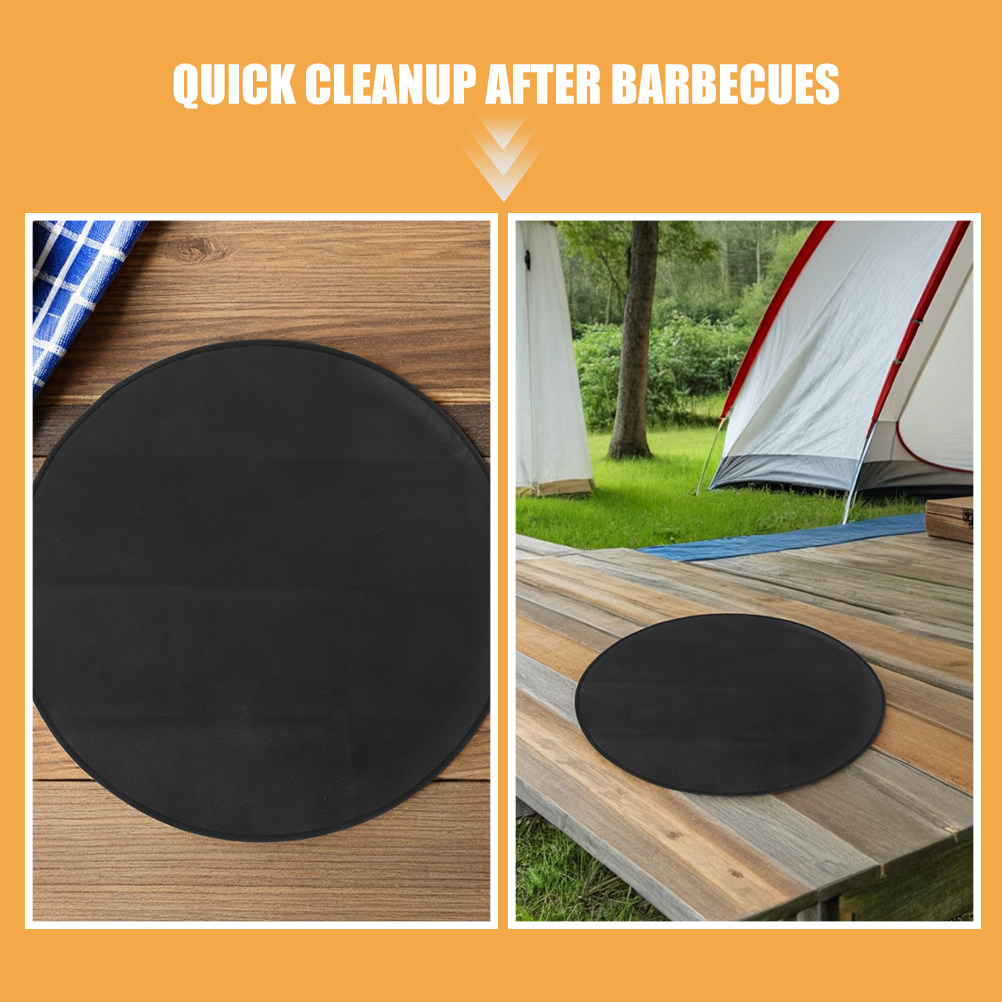 Fireproof Round Bbq Mat 24 Inc - Outdoor Camping Gas Stove recension och pris