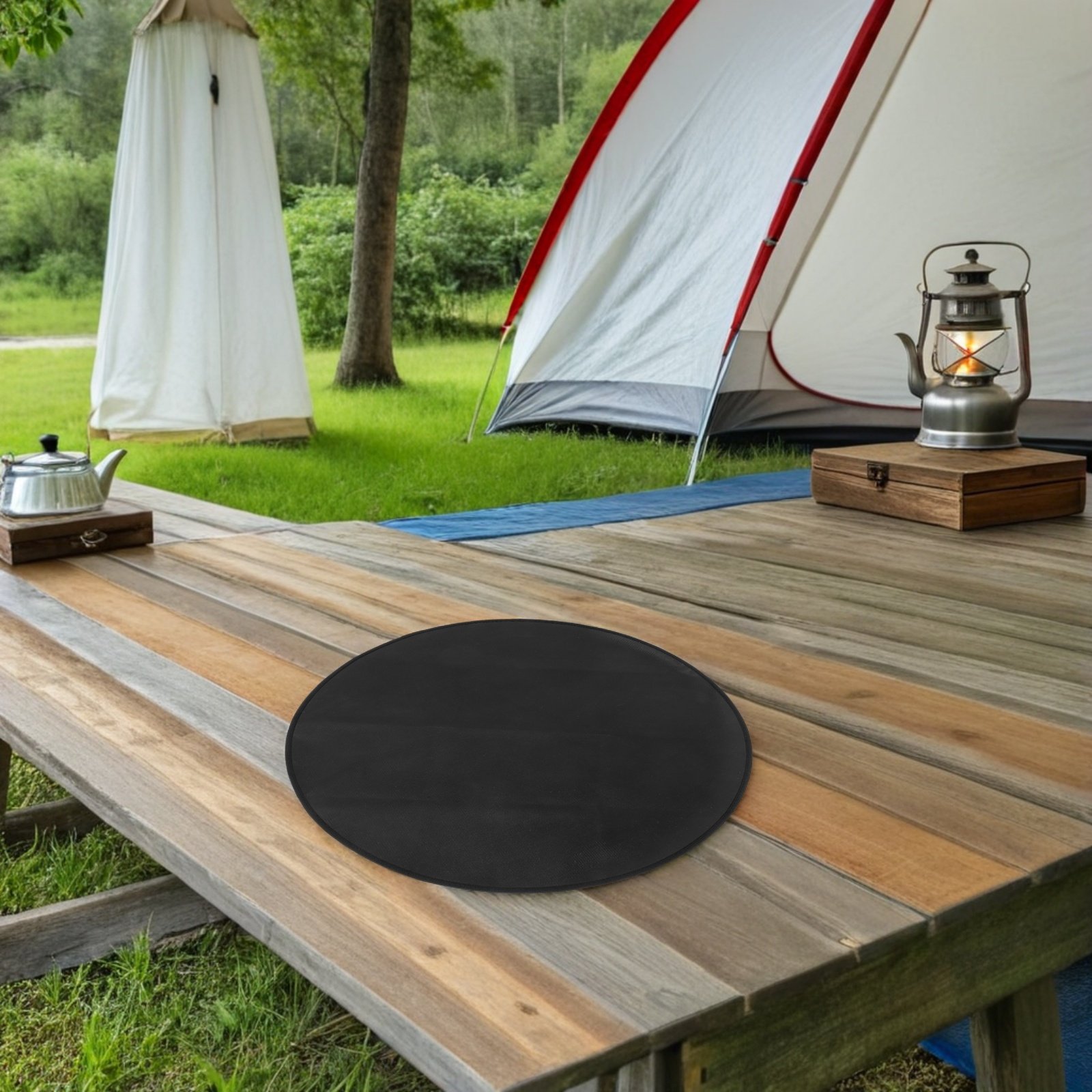 Fireproof Round Bbq Mat 24 Inc - Outdoor Camping Gas Stove recension och pris