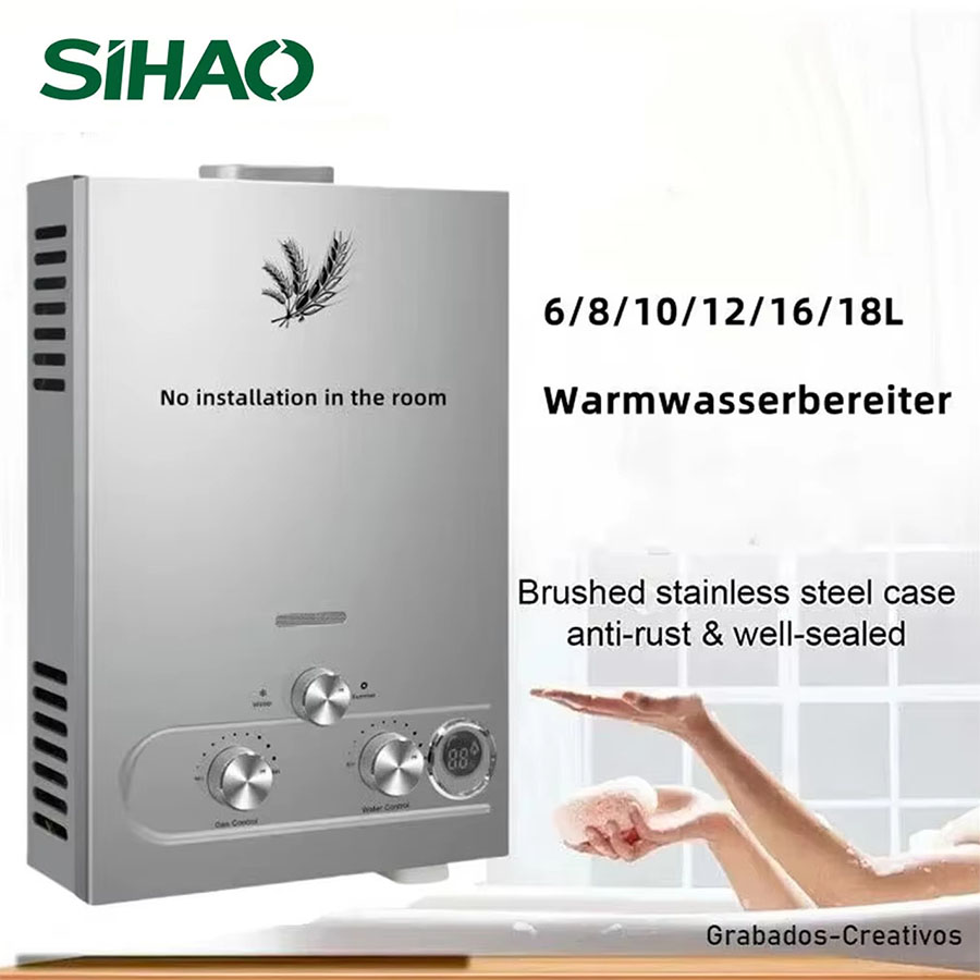 SIHAO 12L 16L 18L GPM LPG Gas  - Kitchen Outdoor Camping recension och pris