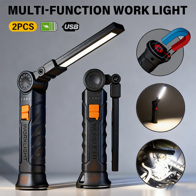 Portable COB LED Flashlight US - Outdoor Camping Lamp recension och pris