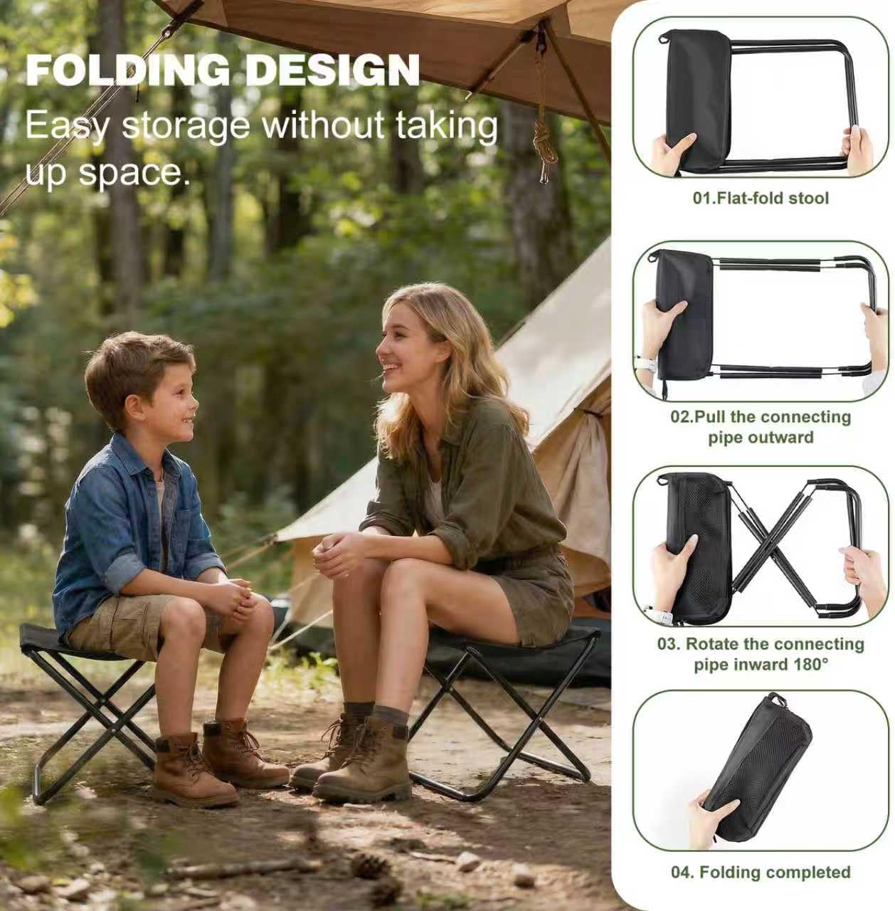 GMOX Camping Stool Portable Ch - Outdoor Camping Sink recension och pris