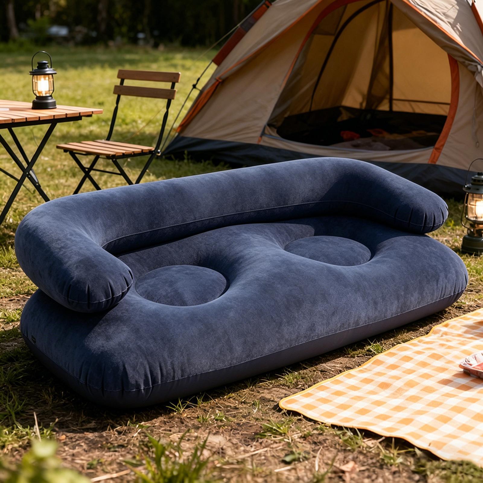 Double Inflatable Air Sofa Two - Outdoor Camping Couch recension och pris