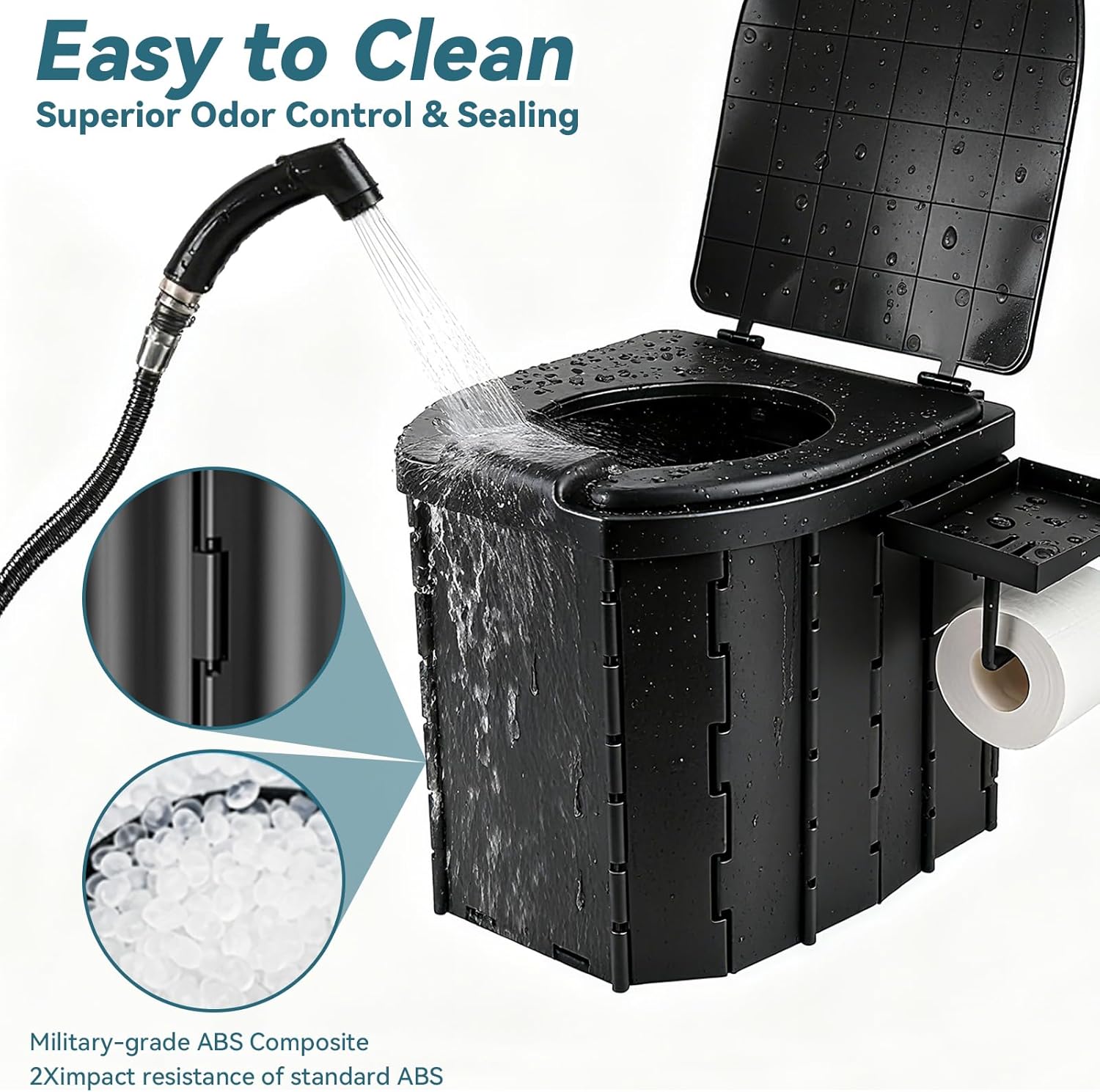 Portable Folding Toilet, Trave - Outdoor Camping Van recension och pris
