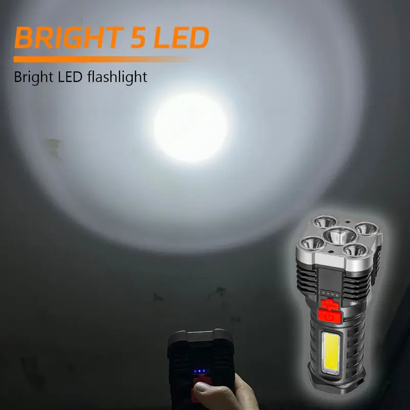 5 LED High Power Led Flashligh - Outdoor Camping Adventures recension och pris
